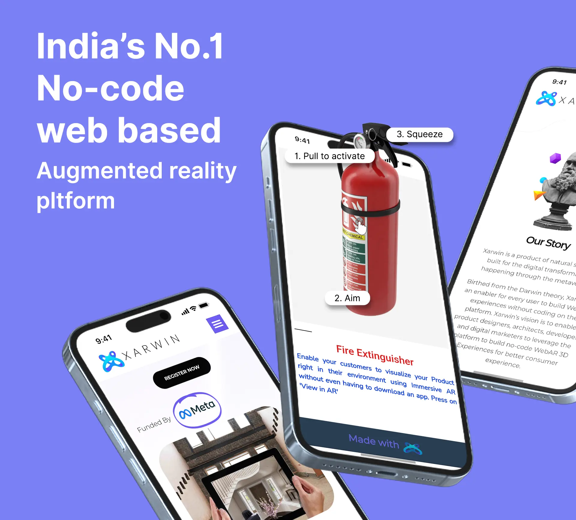 Xarwin No-Code Web based AR platform