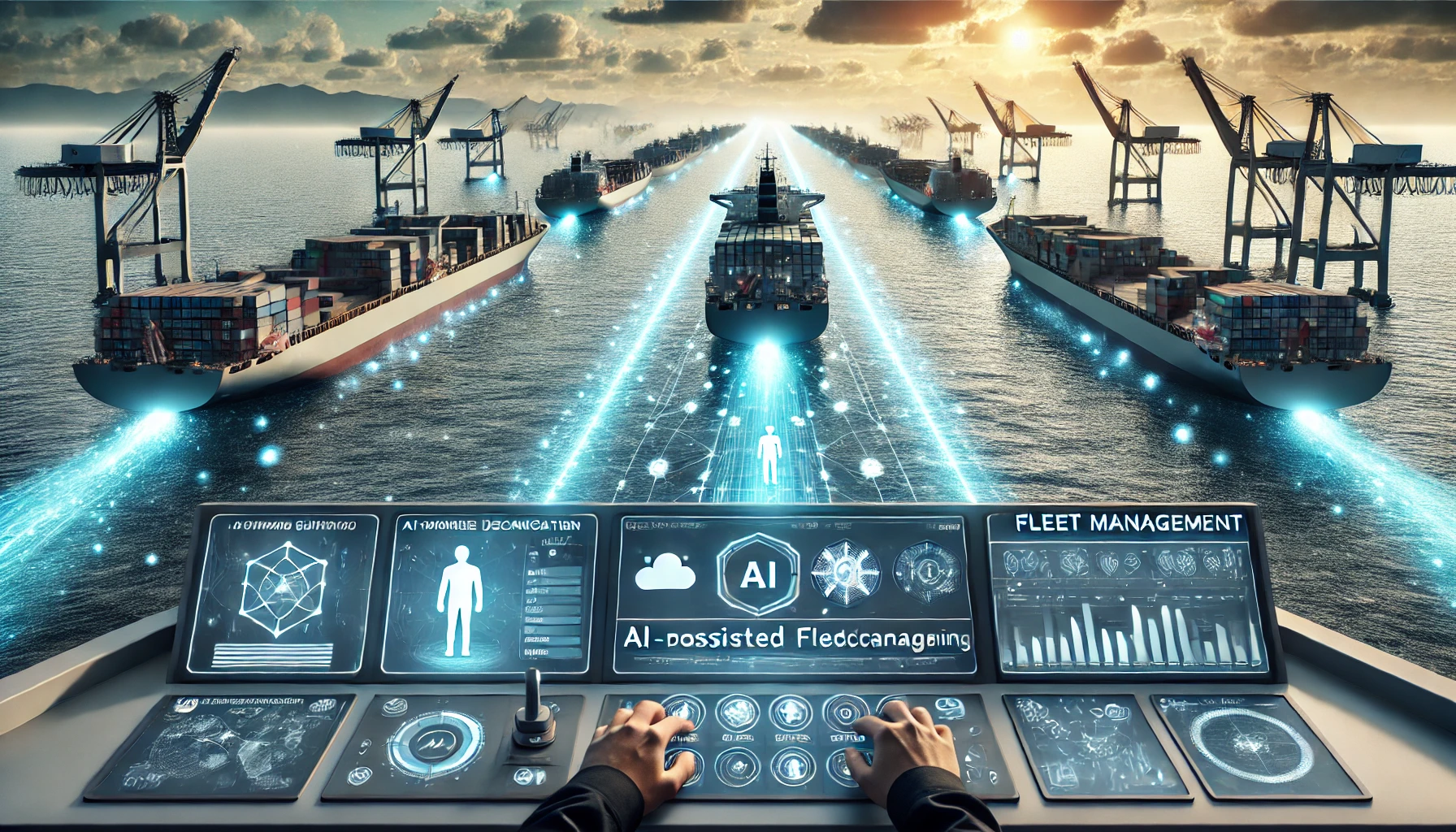 AI in marine- AI navigation and fleet management